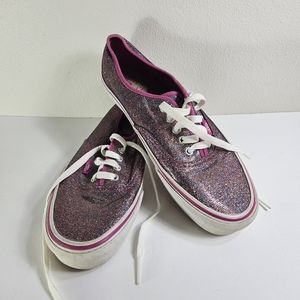 Pink Glitter Vans sz 10.5